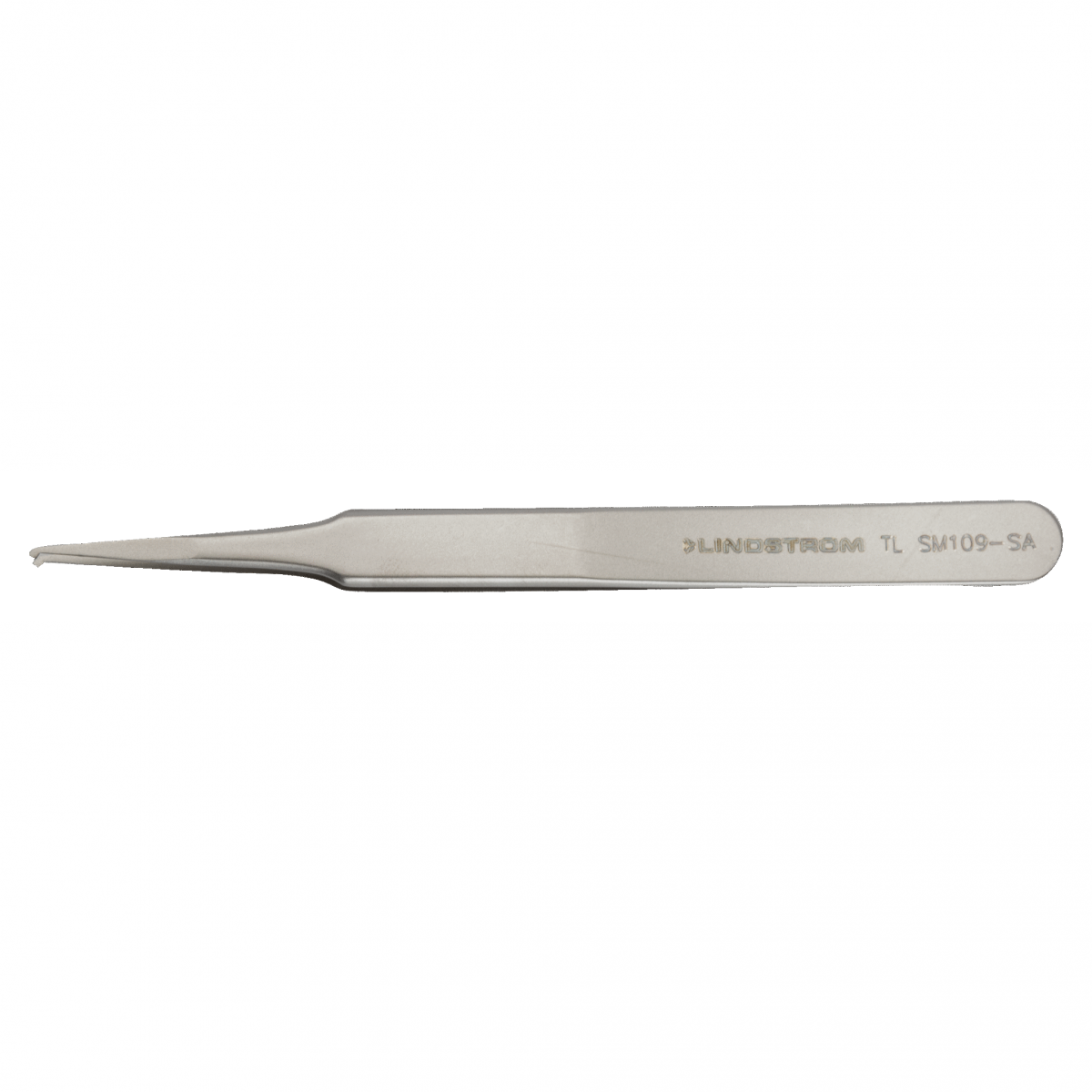 Lindström 不銹鋼 SMD 鑷子 SMD 109 型，用於以 45° 角焊接 1mm 寬元件 TLSM109-SA - 商品圖 2